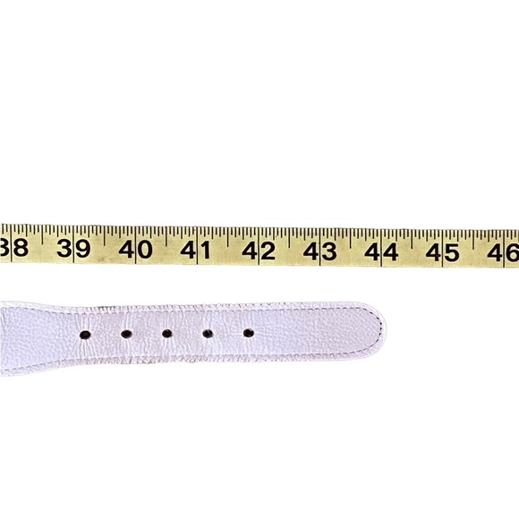 Preston Leather Products Women’s Croquet Themed Belt Size 39 - Picture 11 of 13